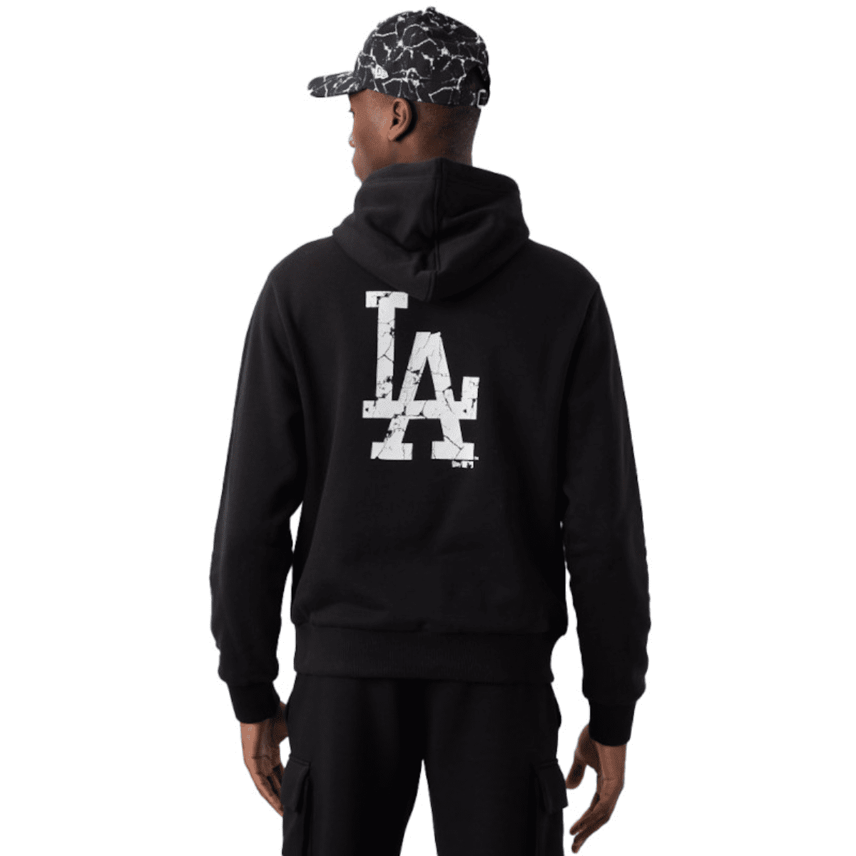 SUDADERA CON CAPUCHA Y NOMBRE EN LA ESPALDA DE LOS ANGELES DODGERS